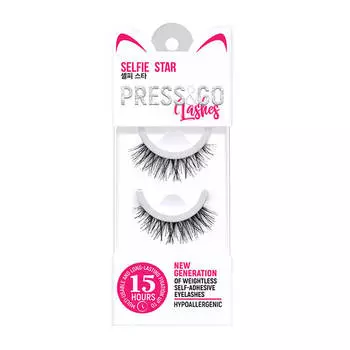 Накладные ресницы Selfie Star Press&amp;Go Saturday T6