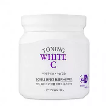 Ночная маска Etude House Toning White C Double Effect Sleeping Pack