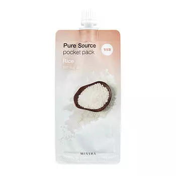 Очищающая маска Missha Pure Source Pocket Pack - Rice