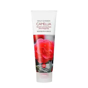 Очищающая пенка Holika Holika Daily Garden Tongyeong Camelia Moisture Cleansing Foam