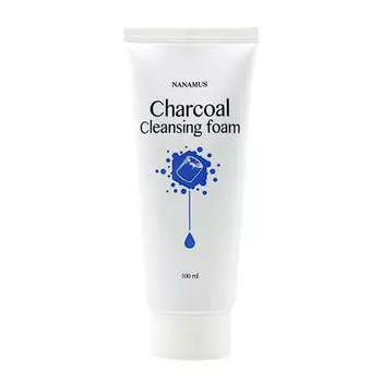 Очищающая пенка Nanamus Charcoal Foam Cleansing
