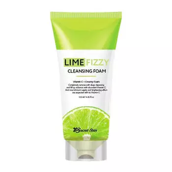 Очищающая пенка Secret Skin Lime Fizzy Cleansing Foam
