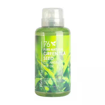 Очищающая вода FarmStay Pure Natural Cleansing Water Green Tea