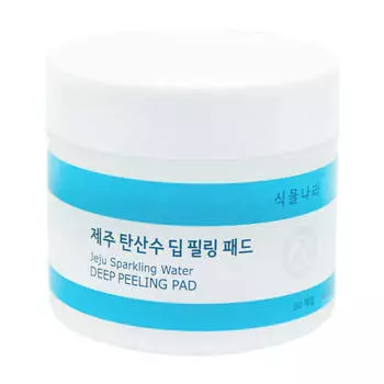 Очищающие диски Shingmulnara Jeju Sparkling Water Deep Peeling Pad