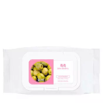 Очищающие салфетки Holika Holika Daily Fresh Olive Cleansing Tissue