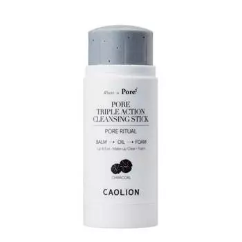 Очищающий стик Caolion Pore Triple Action Cleansing Stick - Charcoal