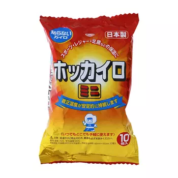 Одноразовая грелка Kowa Hokkairo Hand Warmer Pad Mini (93x55 мм, 10 шт.)