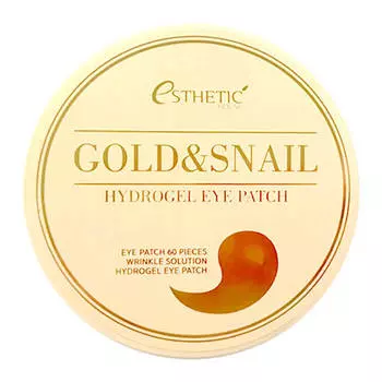 Патчи для глаз Esthetic House Gold &amp; Snail Hydrogel Eye Patch