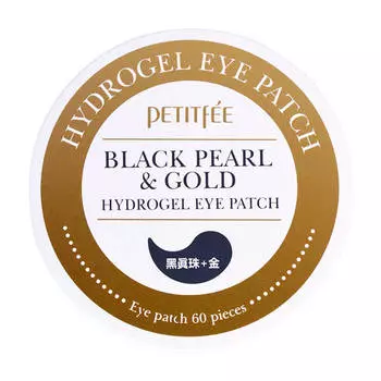 Патчи для глаз Petitfee Black Pearl &amp; Gold Hydrogel Eye Patch