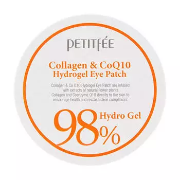 Патчи для глаз Petitfee Collagen &amp; Q10 Hydrogel Eye Patch