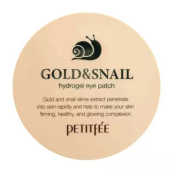 Патчи для глаз Petitfee Gold &amp; Snail Hydrogel Eye Patch