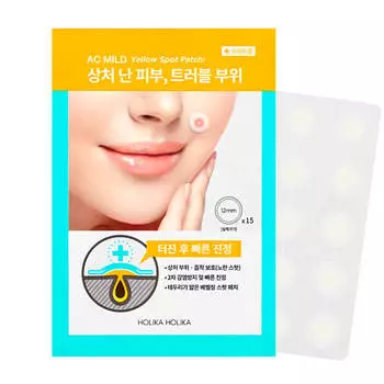 Патчи от воспалений Holika Holika AC Mild Yellow Spot Patch