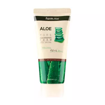 Пенка для лица FarmStay Aloe Pure Cleansing Foam