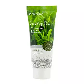 Пенка для умывания 3W Clinic Green Tea Foam Cleansing