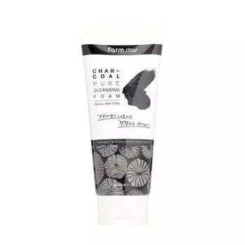 Пенка для умывания FarmStay Charcoal Pure Cleansing Foam