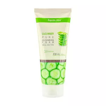 Пенка для умывания FarmStay Cucumber Pure Cleansing Foam