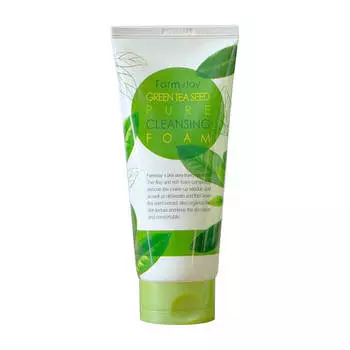 Пенка для умывания FarmStay Green Tea Seed Pure Cleansing Foam