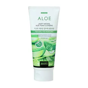 Пенка для умывания Jigott Natural Aloe Foam Cleansing