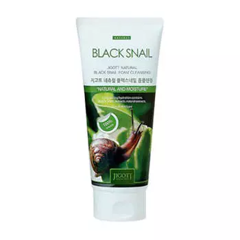 Пенка для умывания Jigott Natural Black Snail Foam Cleansing