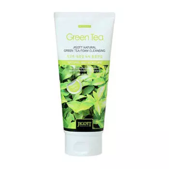 Пенка для умывания Jigott Natural Green Tea Foam Cleansing