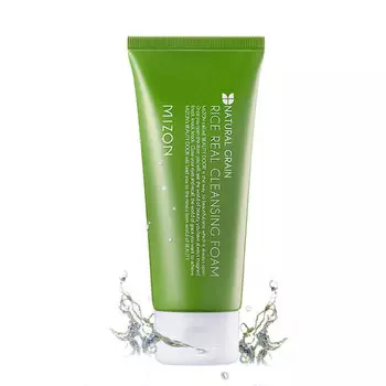 Пенка для умывания Mizon Rice Real Cleansing Foam