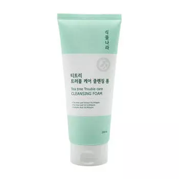 Пенка для умывания Shingmulnara Tea Tree Trouble Care Cleansing Foam