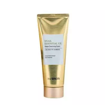 Пенка для умывания The Saem Snail Essential EX Wrinkle Solution Deep Cleansing Foam