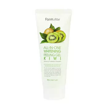 Пилинг-скатка для лица FarmStay All In One Whitening Peeling Gel Cream Kiwi
