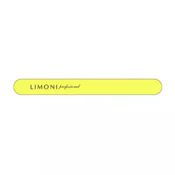 Пилка для ногтей Limoni Color Желтая