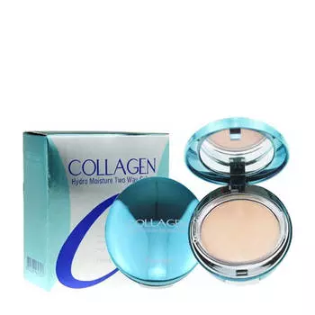 Пудра для лица Enough Collagen Two Way Cake #13 Нежный бежевый