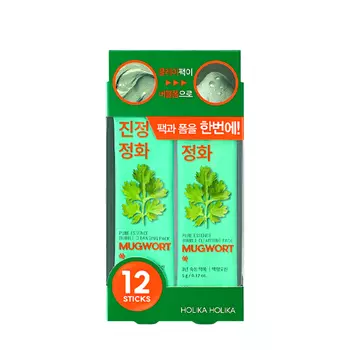 Пузырьковая маска Holika Holika Pure Essence Mugwort Bubble Cleansing Pack