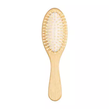 Расчёска массажная для волос SIFO - овальная с деревянными зубчиками