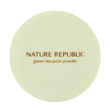 Рассыпчатая пудра Nature Republic Botanical Green Tea Pore Powder