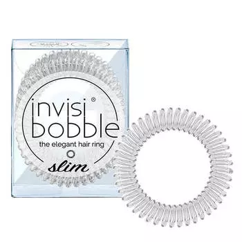 Резинка-браслет для волос Invisibobble Slim - Crystal Clear