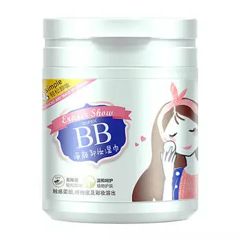 Салфетки для снятия макияжа BioAqua Super BB Eraser Show