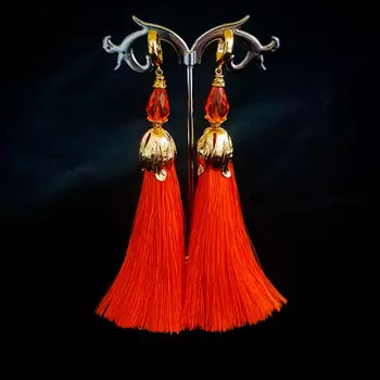 Серьги-кисти Wizard Brush - Foxy