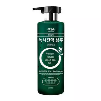 Шампунь для волос AOMI Green Tea Leaf Extract Shampoo