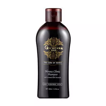 Шампунь для волос Richenna Gold Henna Clinic Shampoo (200 мл)