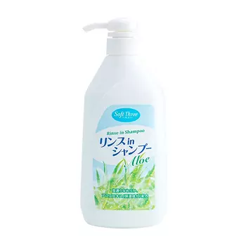 Шампунь с ополаскивателем для волос Mitsuei Soft Three Rinse in Shampoo Aloe