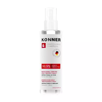 Спрей-антисептик для рук Konner Professional Sanitizer Spray Invisible Shield