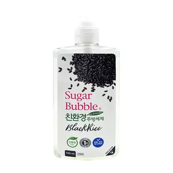 Средство для мытья посуды Sugar Bubble Black Rice (940 мл)