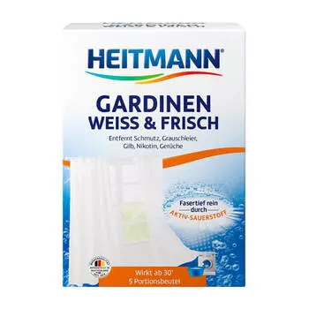 Средство для стирки Heitmann Gardinen Weiss &amp; Frisch
