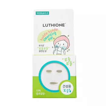 Сухая пенка для лица Luthione Boddle Boddle Cleansing Pop (for Dry Skin) 10 шт