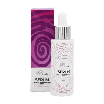 Сыворотка для лица D2 Lab Serum Moist &amp; Regeneration Snail