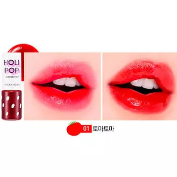 Тинт-чернила для губ Holika Holika Holi Pop Water Tint #1 Tomatoes | Томат