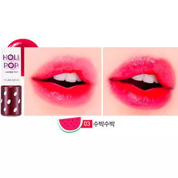 Тинт-чернила для губ Holika Holika Holi Pop Water Tint #3 Watermelon | Арбуз