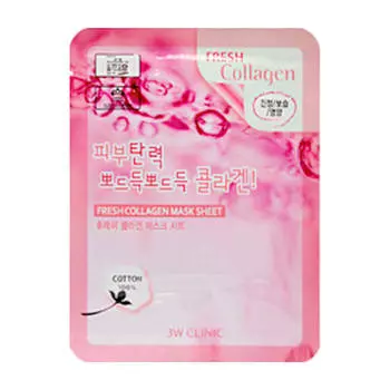 Тканевая маска 3W Clinic Fresh Collagen Mask Sheet