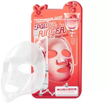 Тканевая маска Elizavecca Collagen Deep Power Ringer Mask Pack