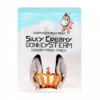 Тканевая маска Elizavecca Silky Creamy Donkey Steam Cream Mask