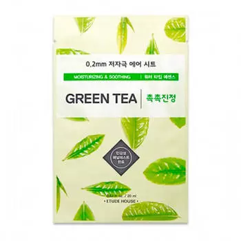 Тканевая маска Etude House 0.2 Therapy Air Mask Green Tea